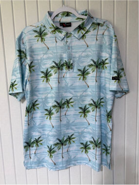 Yatta Golf (NWOT) Reflecting Palms Polo Size L